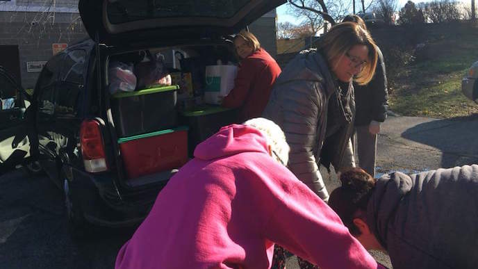 WINGS angel tree delivery